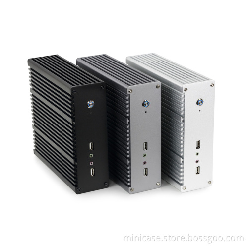 Realan Aluminum Industrial Computer host M1766-SKLUT2-i3-6100U